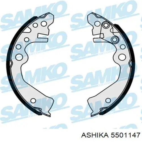 5501147 Ashika Барабанные тормозные колодки