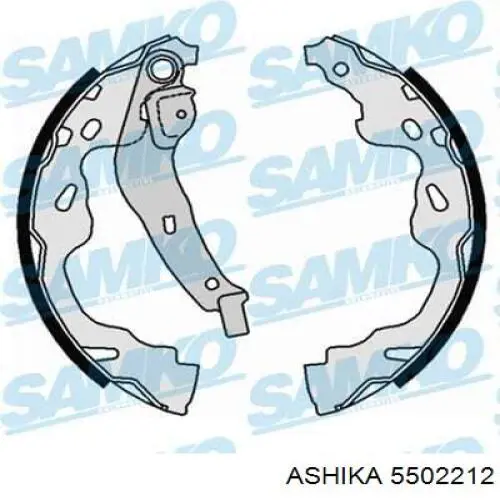 Купить 5502212 Ashika Задние барабанные тормозные колодки