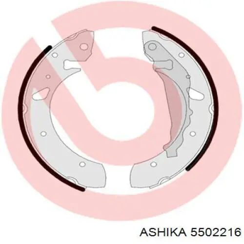Задние барабанные колодки 5502216 Ashika