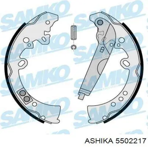 Тормоза рабочие задние ножные и тормозные барабаны Ashika 5502217 цена, от 29.81 USD