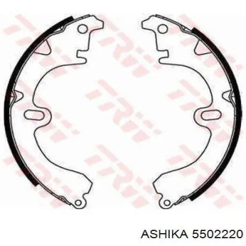 5502220 Ashika Барабанные тормозные колодки