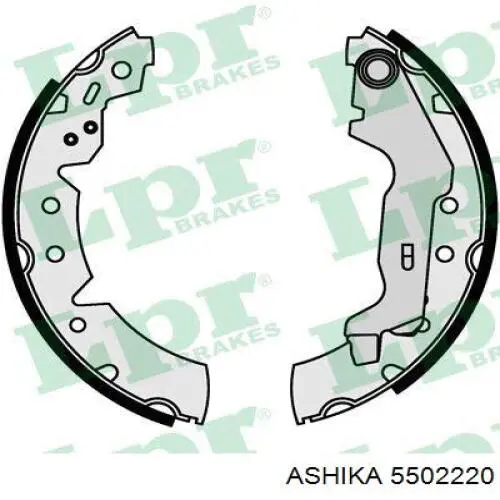 Купить 5502220 Ashika Задние барабанные тормозные колодки
