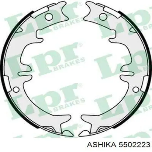 5502223 Ashika колодки ручника (стояночного тормоза)