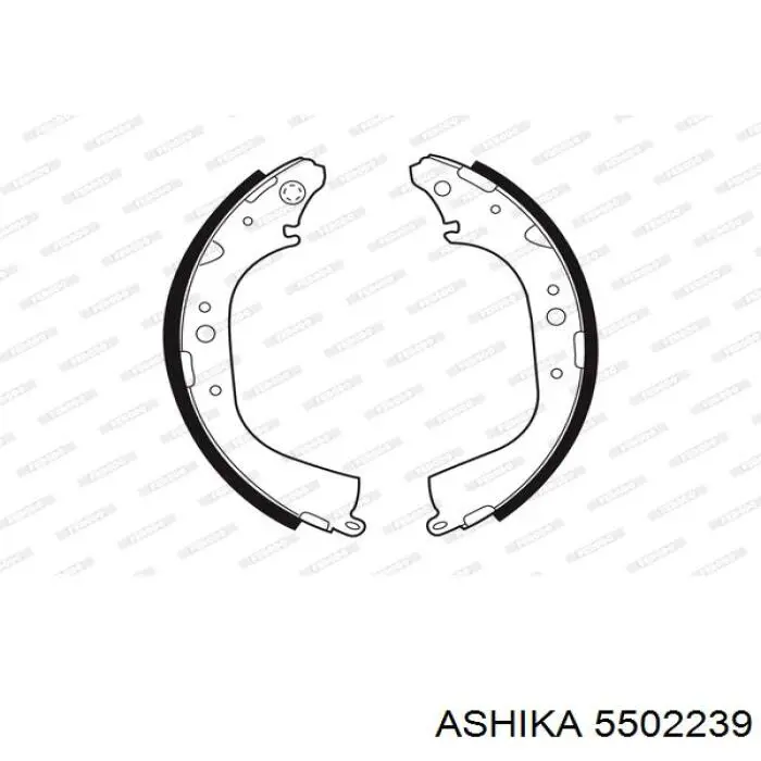 Барабанные колодки Ashika 5502239