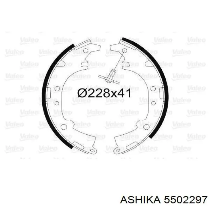 Задние барабанные колодки 5502297 Ashika