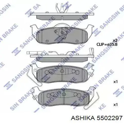 Тормоза рабочие задние ножные и тормозные барабаны Ashika 5502297 цена, от 27.87 USD