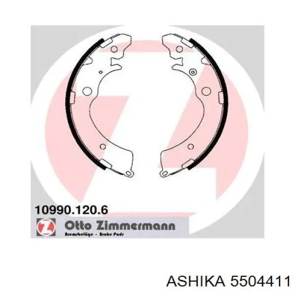 Тормоза рабочие задние ножные и тормозные барабаны Ashika 5504411 цена, от 22.93 USD