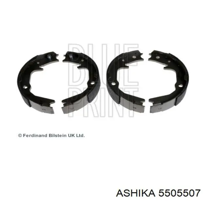 55-05-507 Ashika колодки тормозные задние дисковые