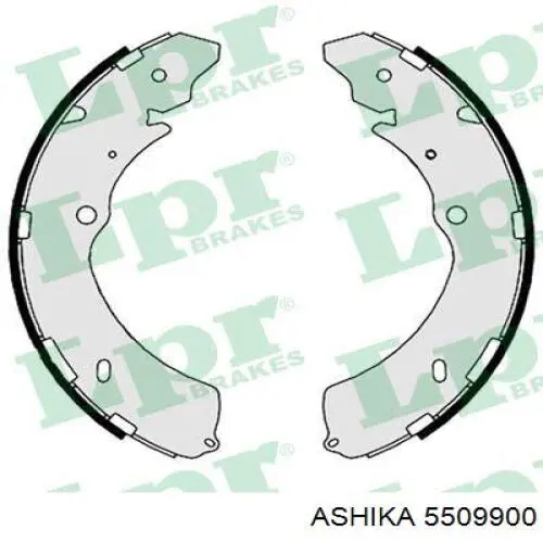 Задние барабанные колодки 5509900 Ashika