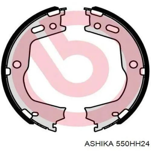 Тормозные колодки стояночного тормоза Ashika 550HH24 цена, от 33.47 USD