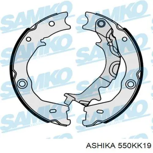 Тормозные колодки стояночного тормоза Remsa 454200 цена, от 36.87 USD