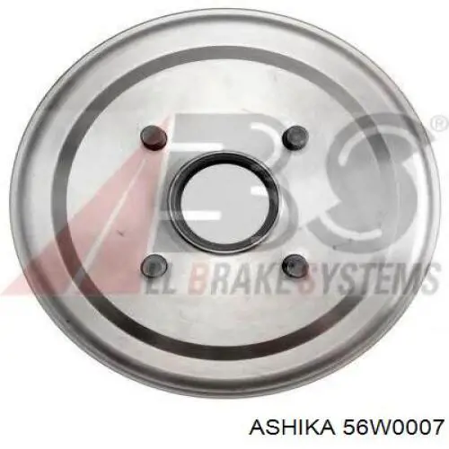 56W0007 Ashika Тормозной барабан