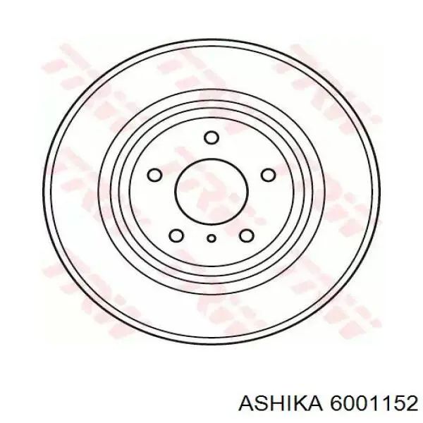 Купить 6001152 Ashika Ротор тормозной