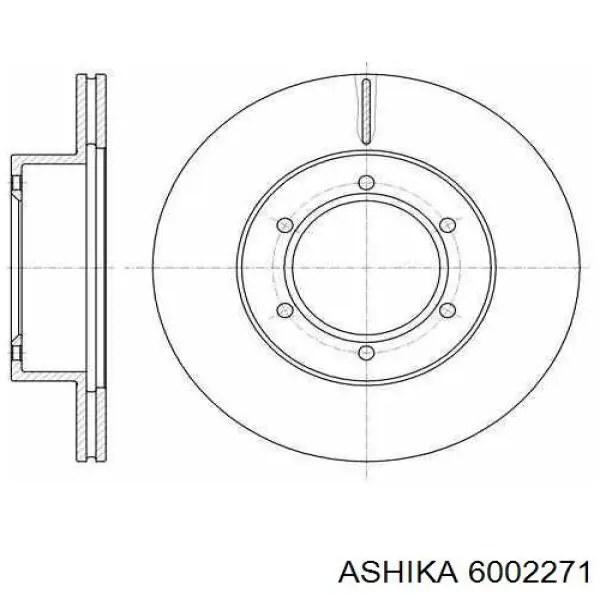 6002271 Ashika Диск тормозной передний