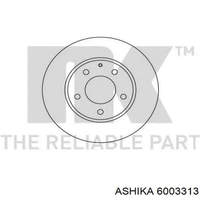 Тормоз дисковый передний Ashika 6003313 цена, от 42.33 USD