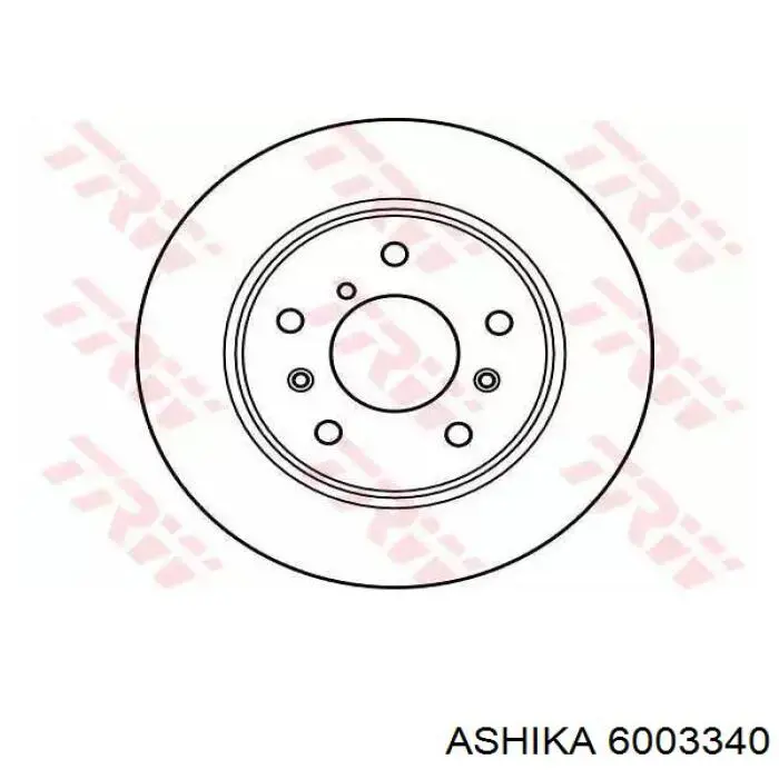6003340 Ashika Диск тормозной передний