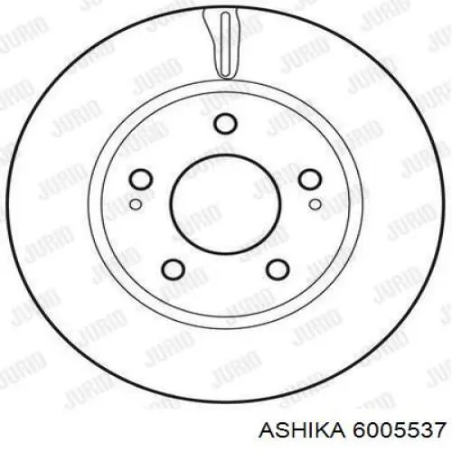 6005537 Ashika Диск тормозной передний