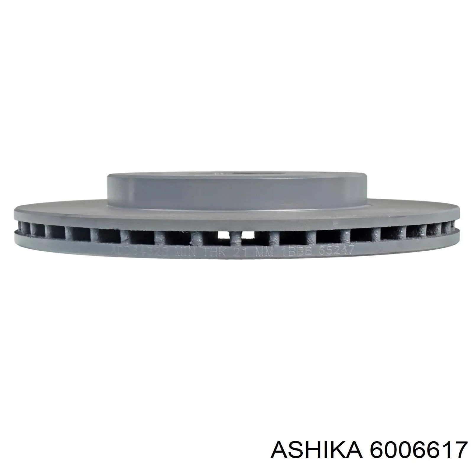 6006617 Ashika диск тормозной передний