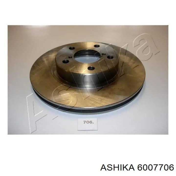 6007706 Ashika диск тормозной передний