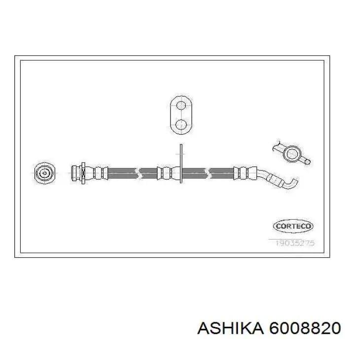Купить 6008820 Ashika Ротор тормозной