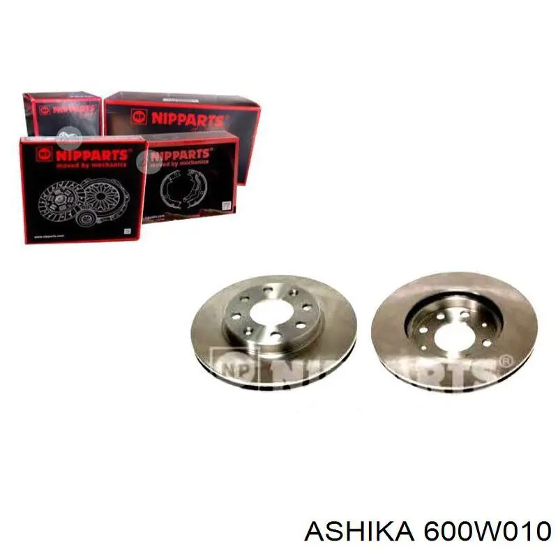 600W010 Ashika Диск тормозной передний