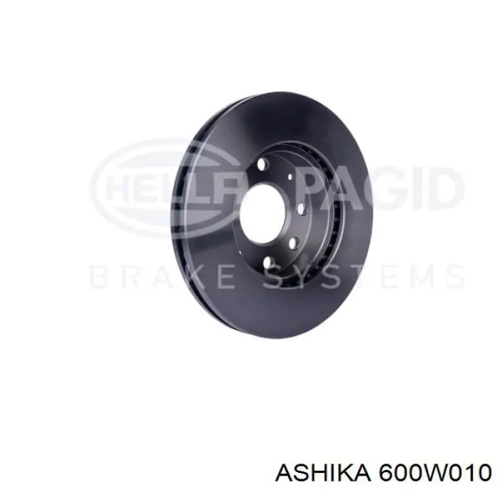600W010 Ashika диск тормозной передний