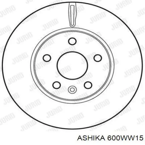 Тормоз дисковый передний Ashika 600WW15 цена, от 52.14 USD