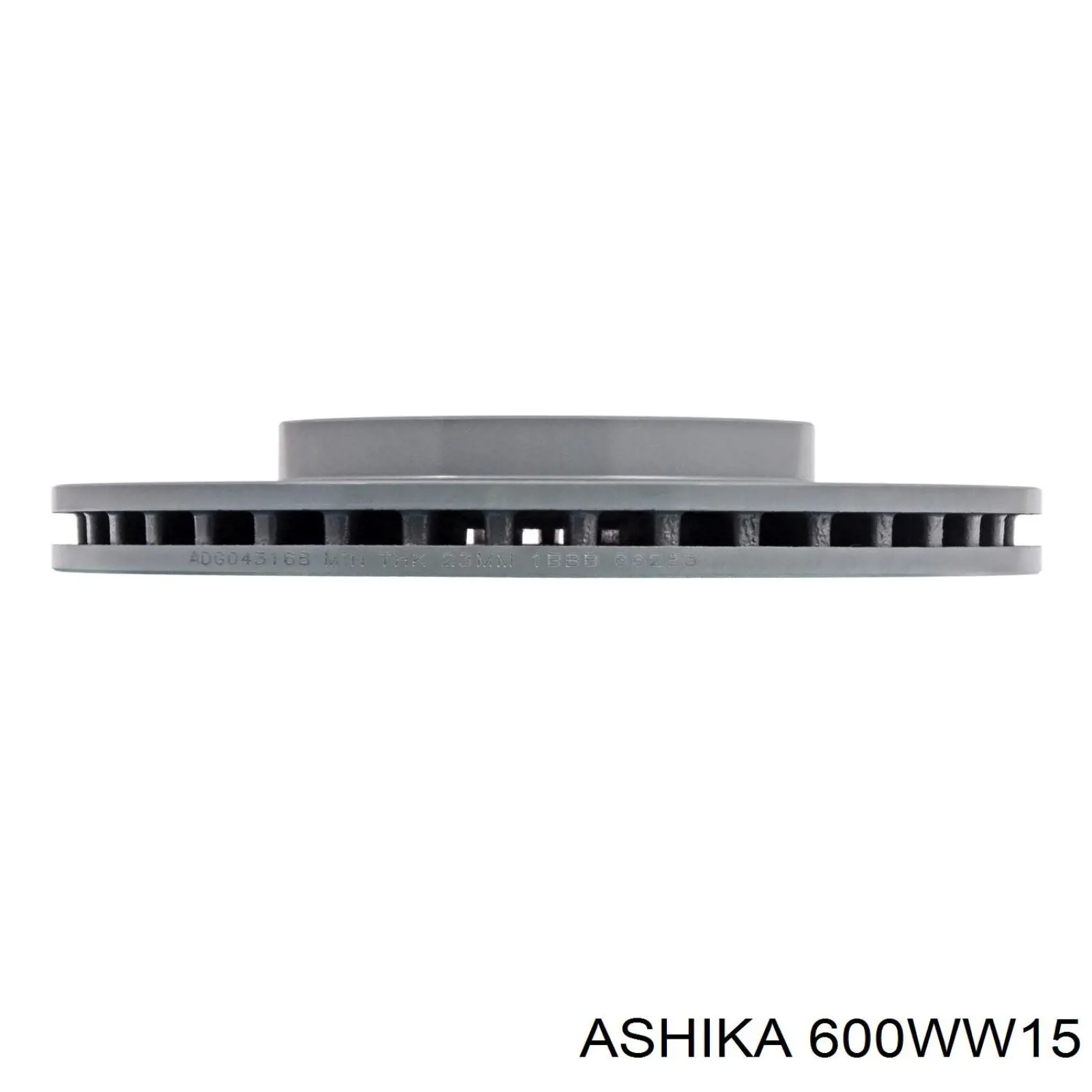 Передние тормозные диски 600WW15 Ashika