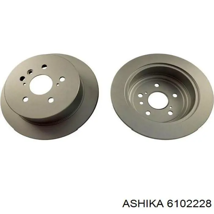 6102228 Ashika диск тормозной задний