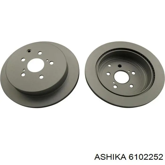 6102252 Ashika диск тормозной задний