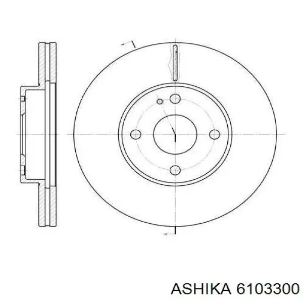 Тормозные диски 61300C Japko