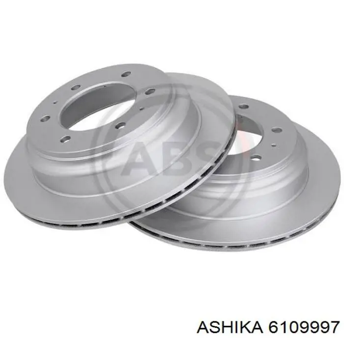 6109997 Ashika диск тормозной задний