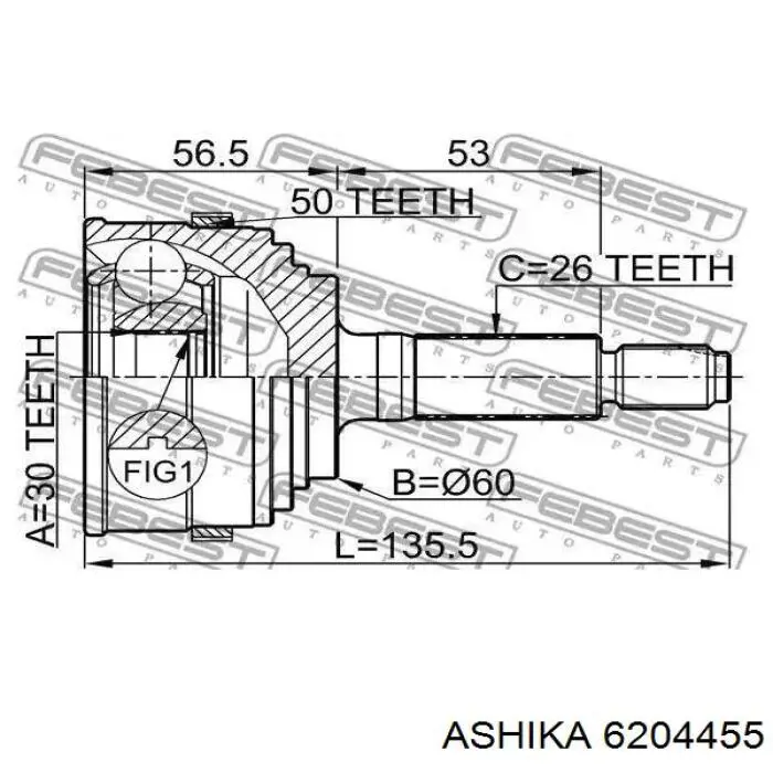 Граната колесная Ashika 6204455 цена, от 30.71 USD