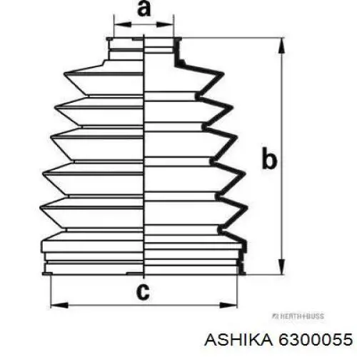 Пыльник ШРУСа наружный MR470234 Mitsubishi