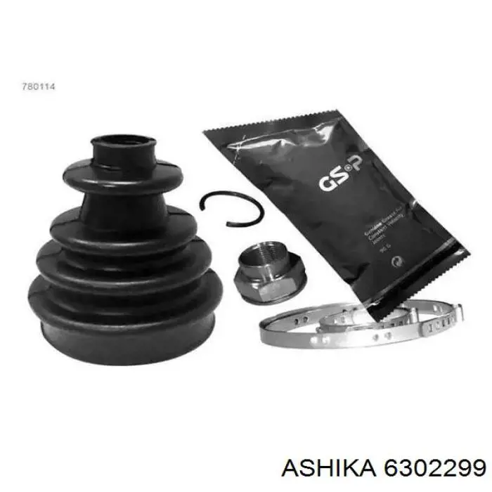 Пыльник ШРУСа наружный 6302299 Ashika