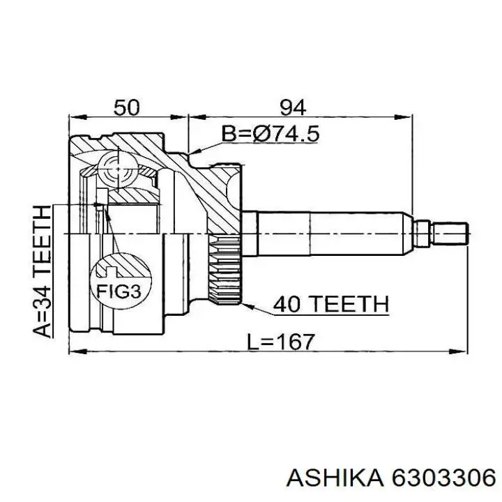 Чехол шруса Ashika 6303306 цена, от 11.76 USD