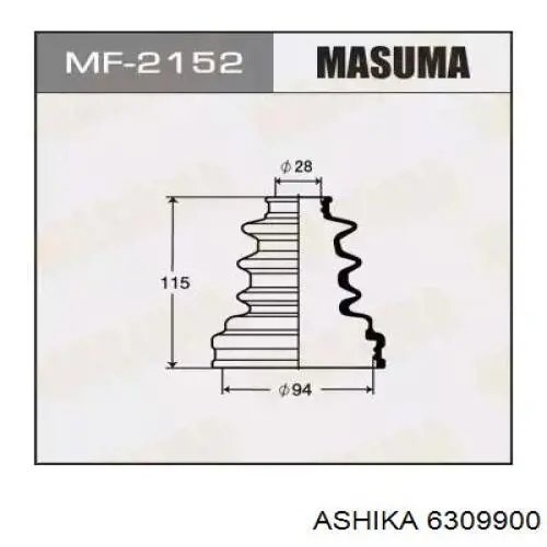 63056 Japko Пыльник шарнира привода