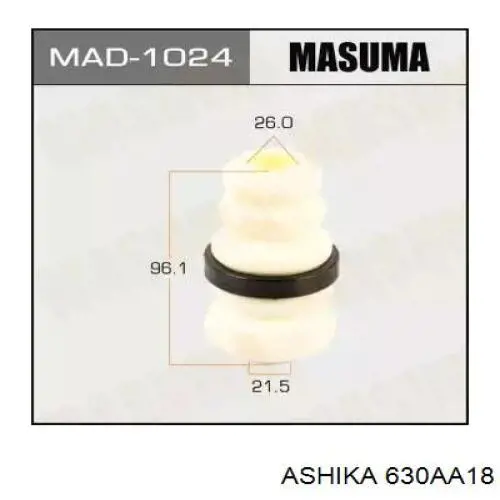 Купить 630AA18 Ashika Буфер (отбойник) амортизатора переднего