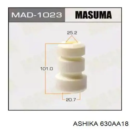 Купить 630AA18 Ashika Буфер (отбойник) амортизатора переднего