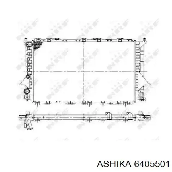 Датчик указателя температуры охлаждающей жидкости Ashika 6405501 цена, от 7.10 USD