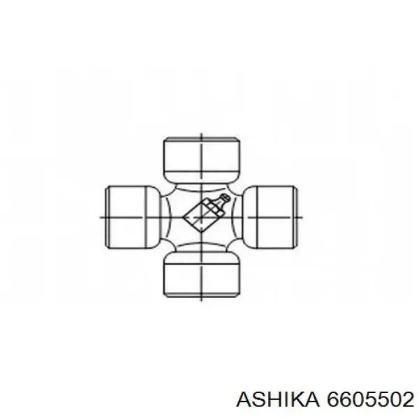 Крестовина заднего карданного вала  Ashika 6605502 цена, от 15.90 USD