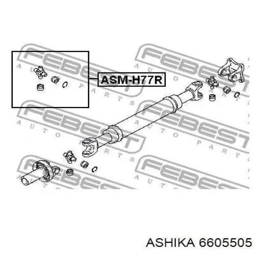 Крестовина карданного вала заднего 6605505 Ashika