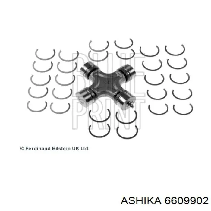 Крестовина карданного вала переднего ASHIKA 6609902
