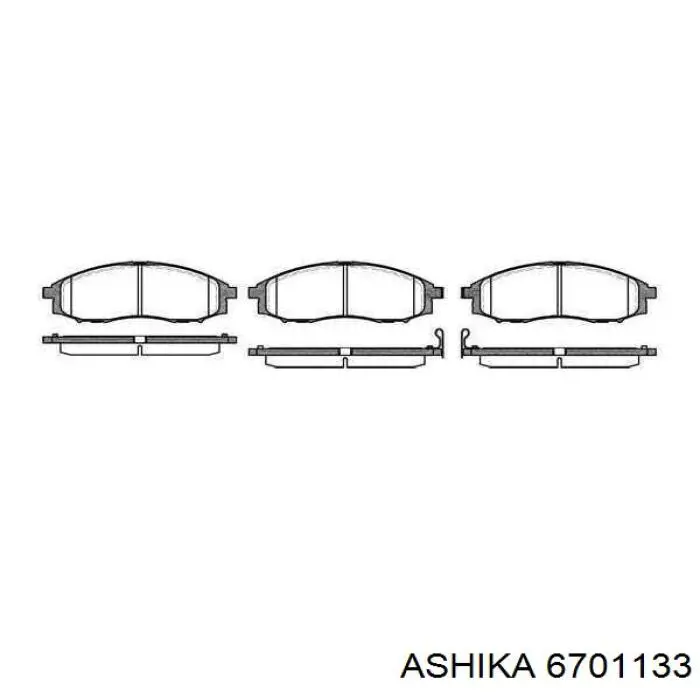 Рабочий тормозной цилиндр Ashika 6701133 цена, от 22.42 USD