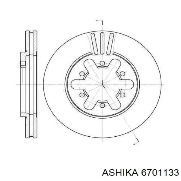 Купить 6701133 Ashika Цилиндр тормозной колесный