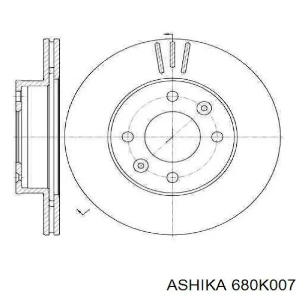 ГТЦ Ashika 680K007