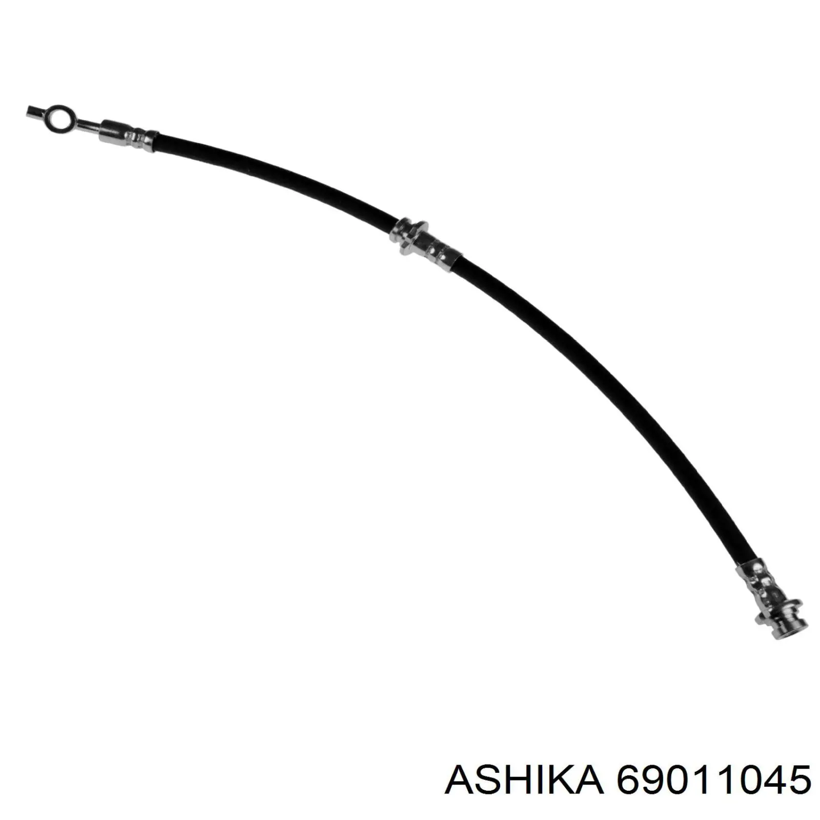 Купить 69011045 Ashika Шланг тормозной передний левый