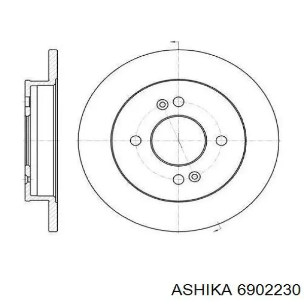 Шланг тормозной передний правый T83138 Brembo