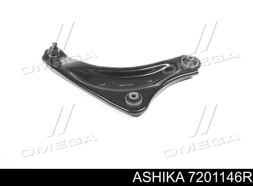 7201146R Ashika braço oscilante inferior direito de suspensão dianteira