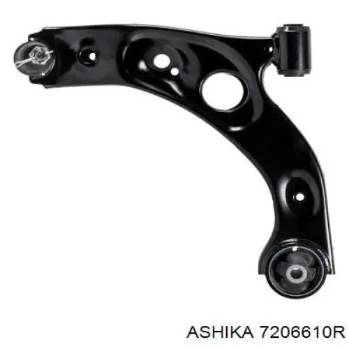 7206610R Ashika Рычаг передней подвески нижний, правый